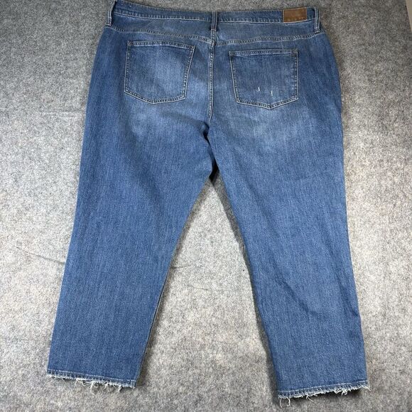 Madewell Jeans Womens 37 The Perfect Vintage Crop Jean Medium Wash Denim - Picture 10 of 11